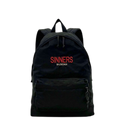 Balenciaga Backpack Black Leather Canvas
