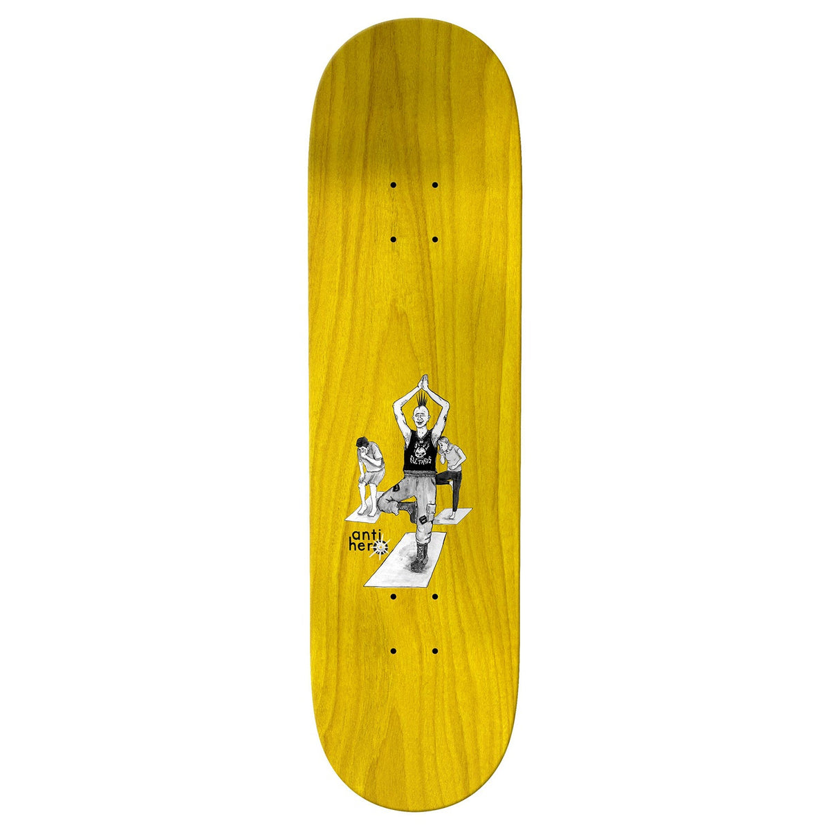 Anti Hero Skateboard Deck Grant Taylor I Farted in Yoga Class 8.5" x 31.85"
