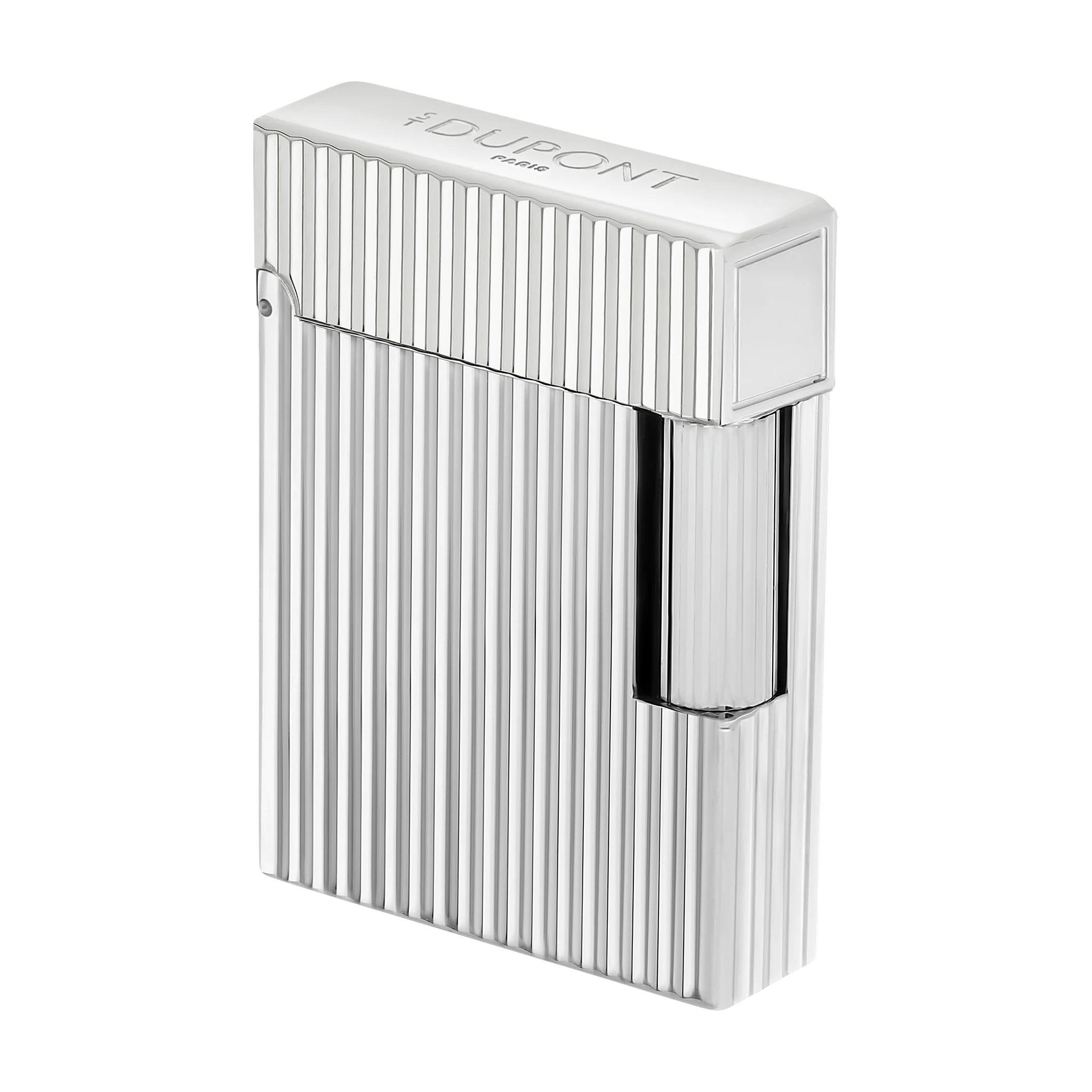 S.T. Dupont Ligne 1 Guilloche Palladium Lighter/Briquet C14021