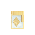 S.T. Dupont Ligne 1 White Lacquered Romeo y Julieta Lighter/Briquet C14050CL