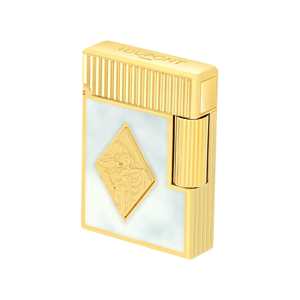 S.T. Dupont Ligne 1 White Lacquered Romeo y Julieta Lighter/Briquet C14050CL