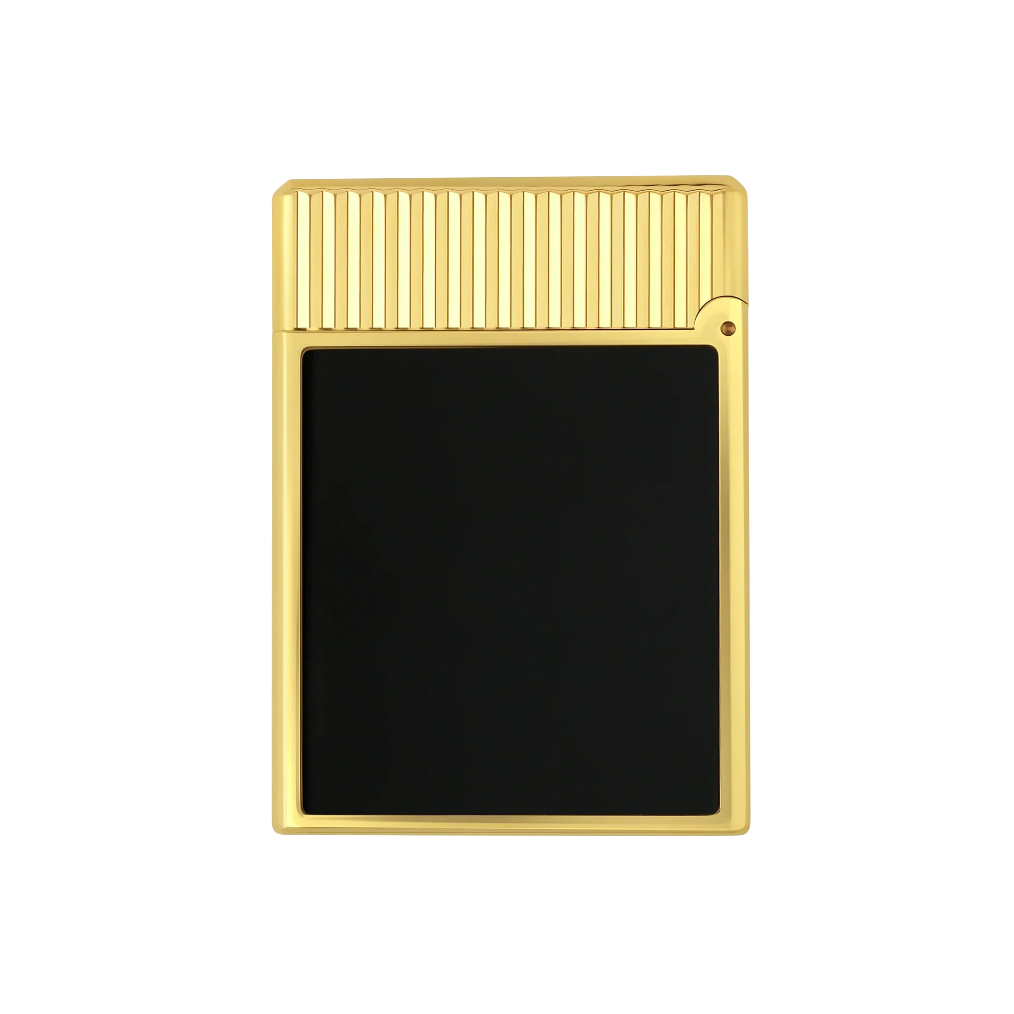 S.T. Dupont Ligne 1 Black Lacquered Gold Lighter/Briquet C14120