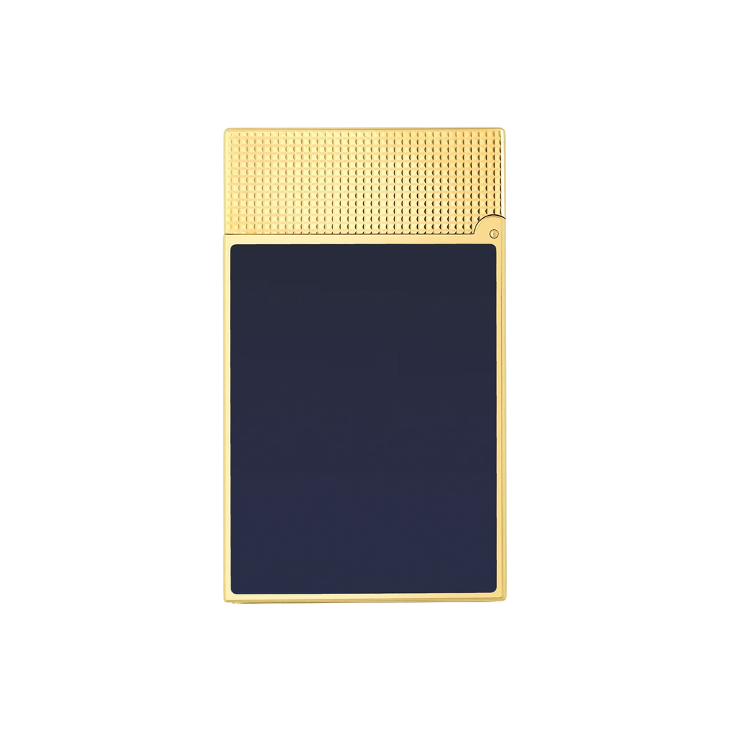S.T. DUPONT Ligne 2 Micro Diamond Head Dark Blue Lighter/Briquet C16457