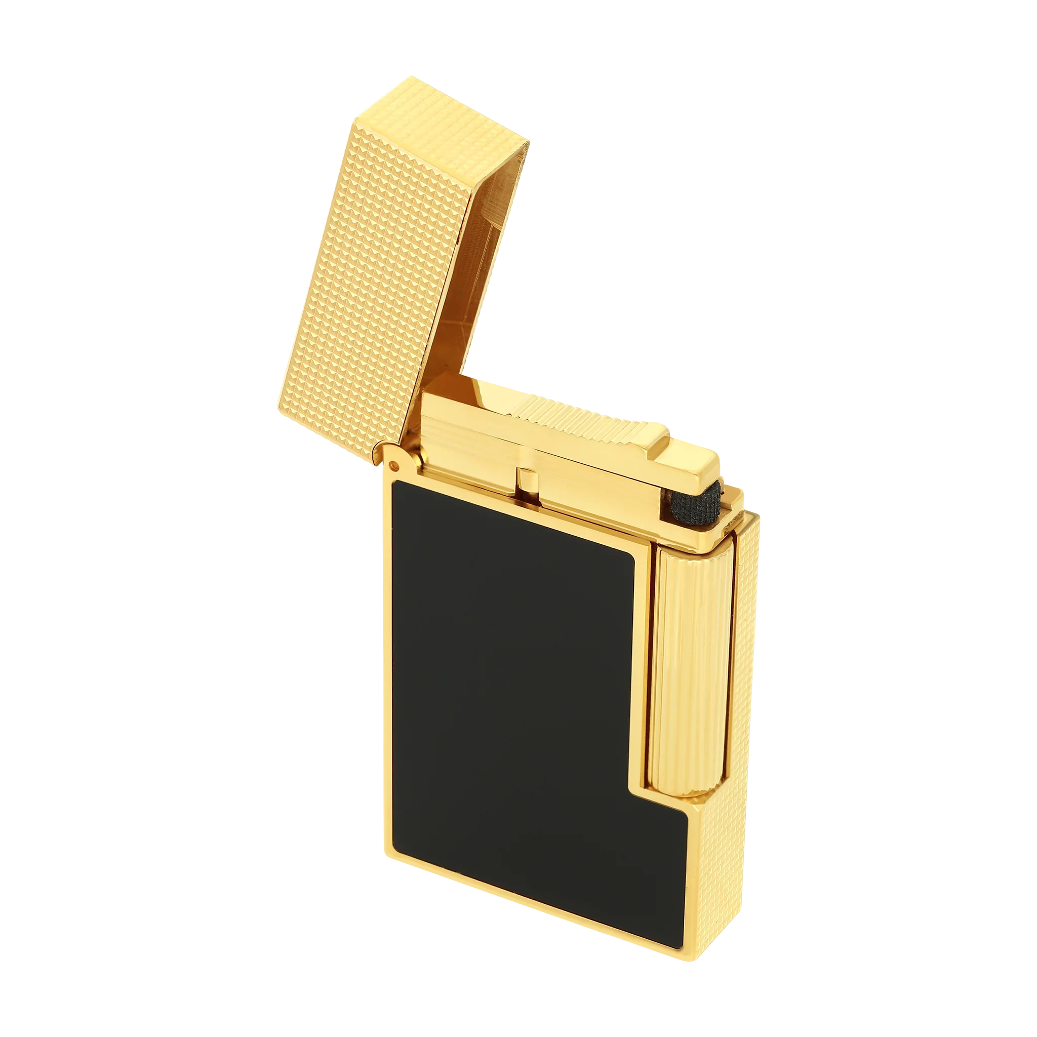 S.T. DUPONT Ligne 2 Micro Diamond Head Black Lighter/Briquet C16601