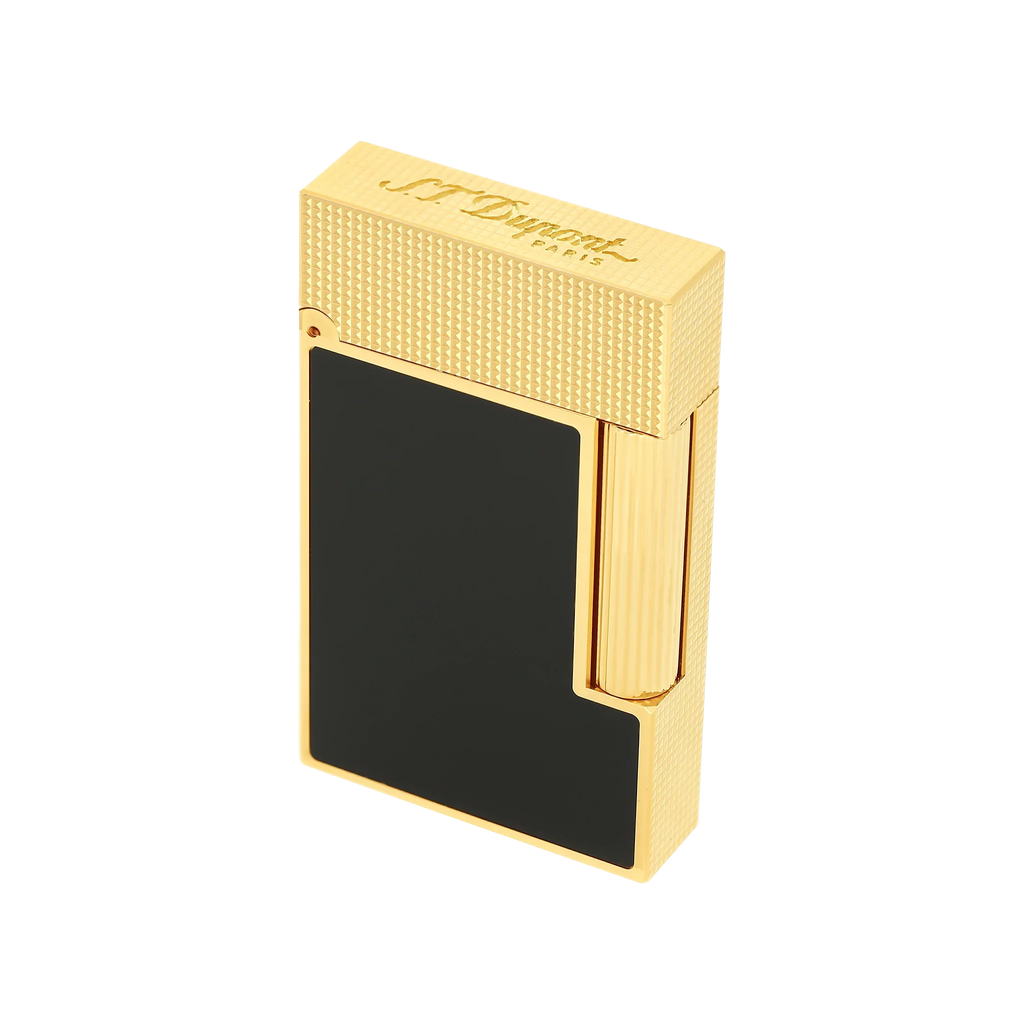 S.T. DUPONT Ligne 2 Micro Diamond Head Black Lighter/Briquet C16601