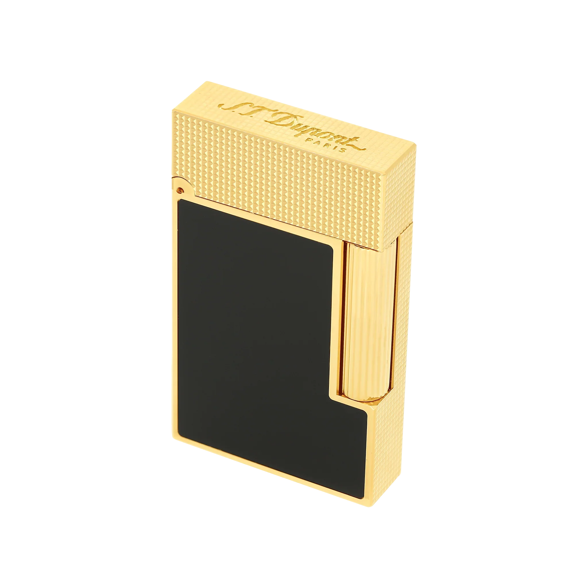 S.T. DUPONT Ligne 2 Micro Diamond Head Black Lighter/Briquet C16601