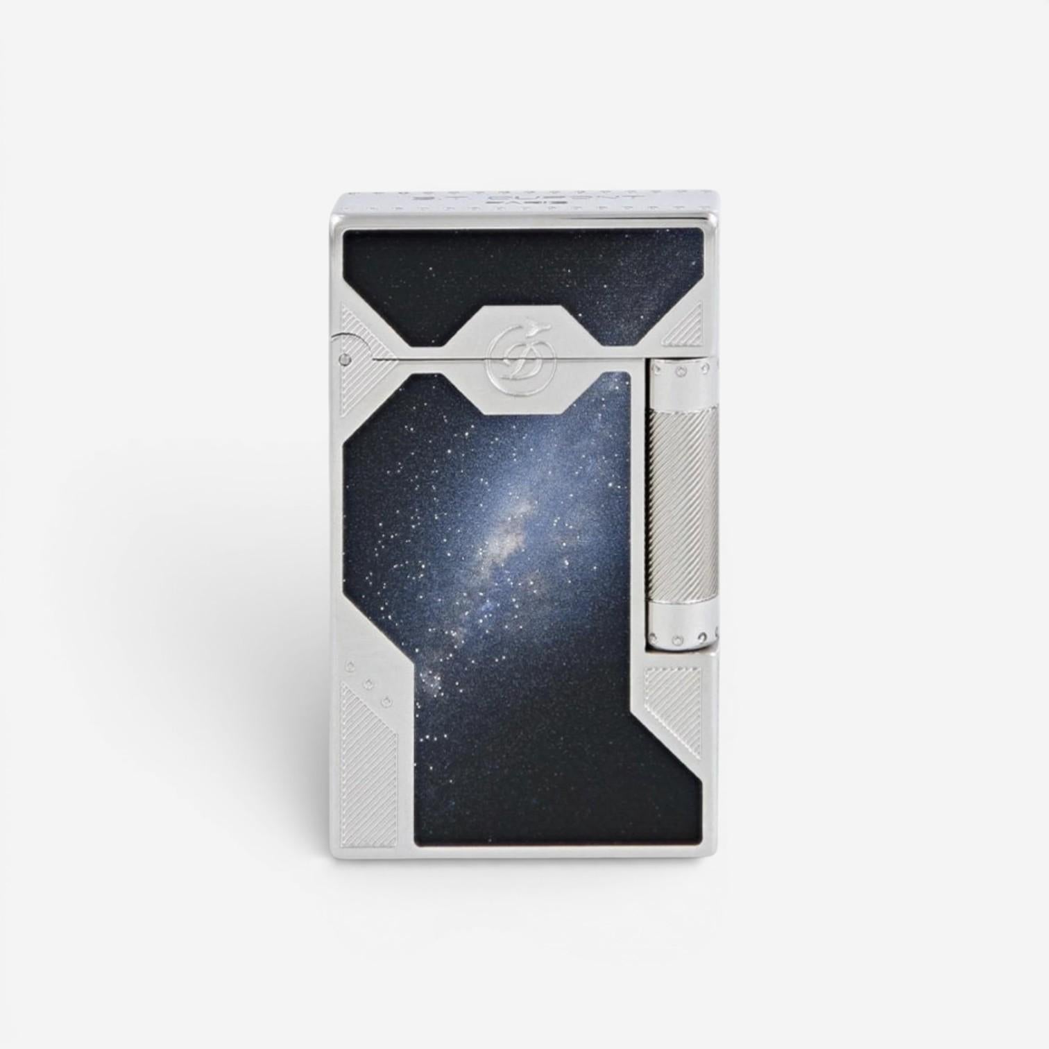 S.T. Dupont Space Odyssey Line 2 Blue Lacquer Lighter C16768