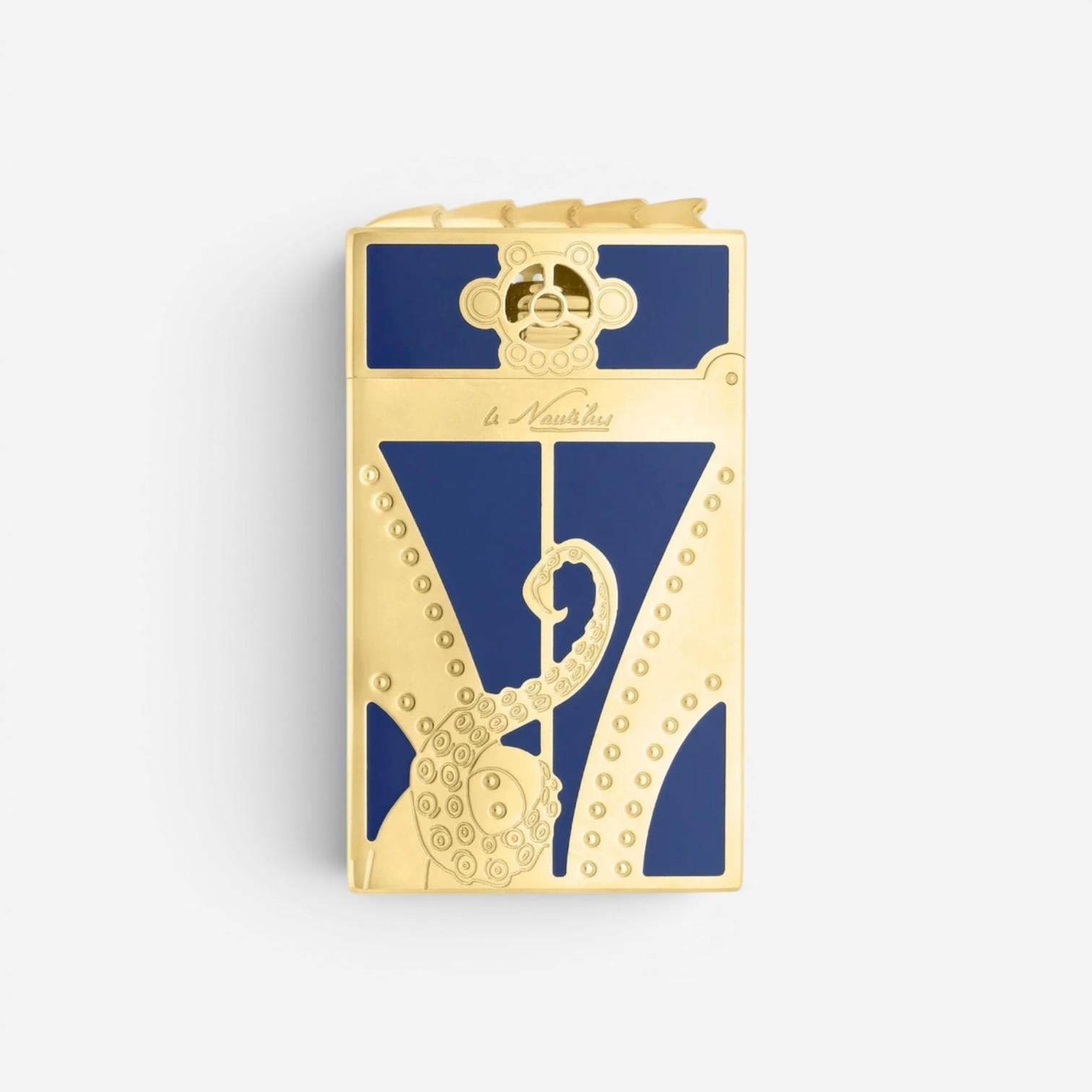 S.T. Dupont Jules Verne Prestige Blue Lacquer Smoking Kit C23050