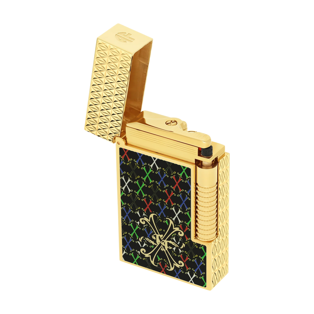 S.T. Dupont Le Grand Fuente Multicolour Lacquered Lighter/Briquet C23060CL