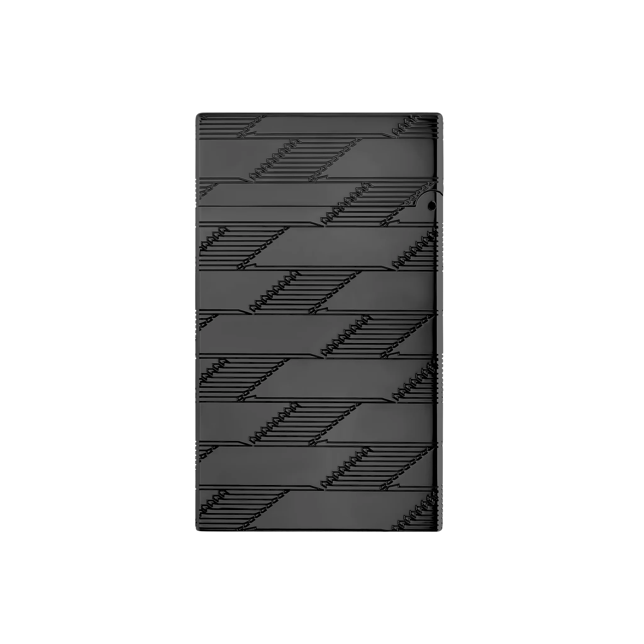 S.T. Dupont Le Grand Guilloche Monogram 1872 Black Lighter/Briquet C23179