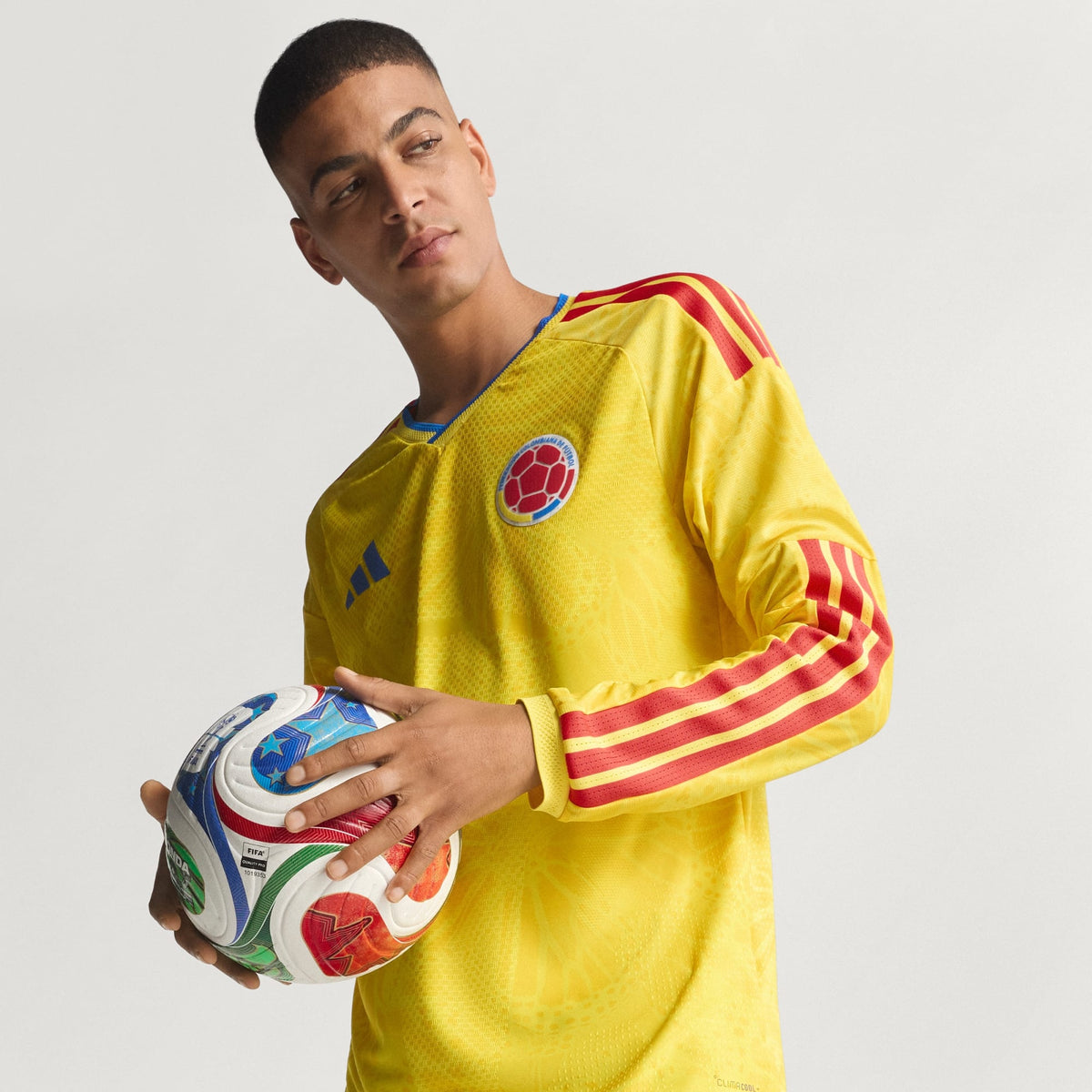 adidas Colombia 26 Home Authentic Long Sleeve Jersey