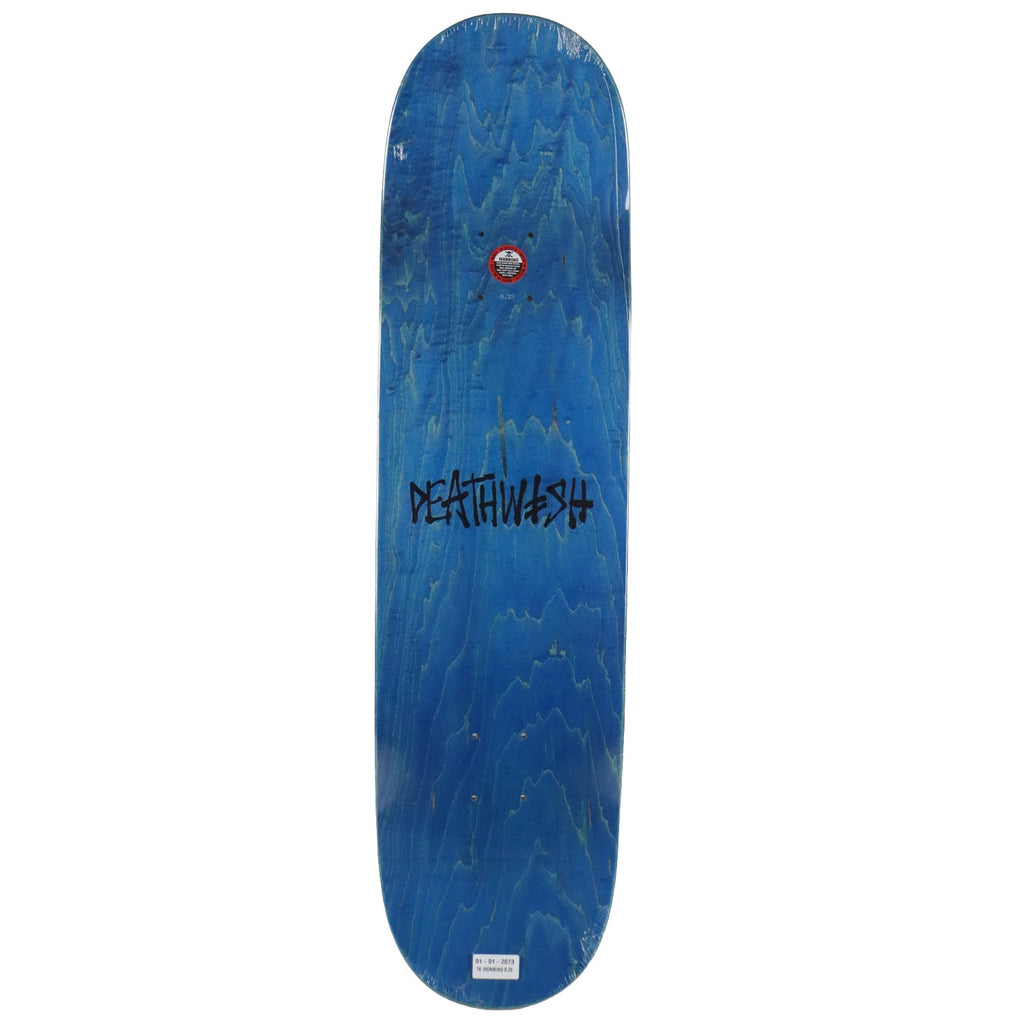 Deathwish Skateboard Deck Taylor Kirby Ironmind White 8.25" x 32"