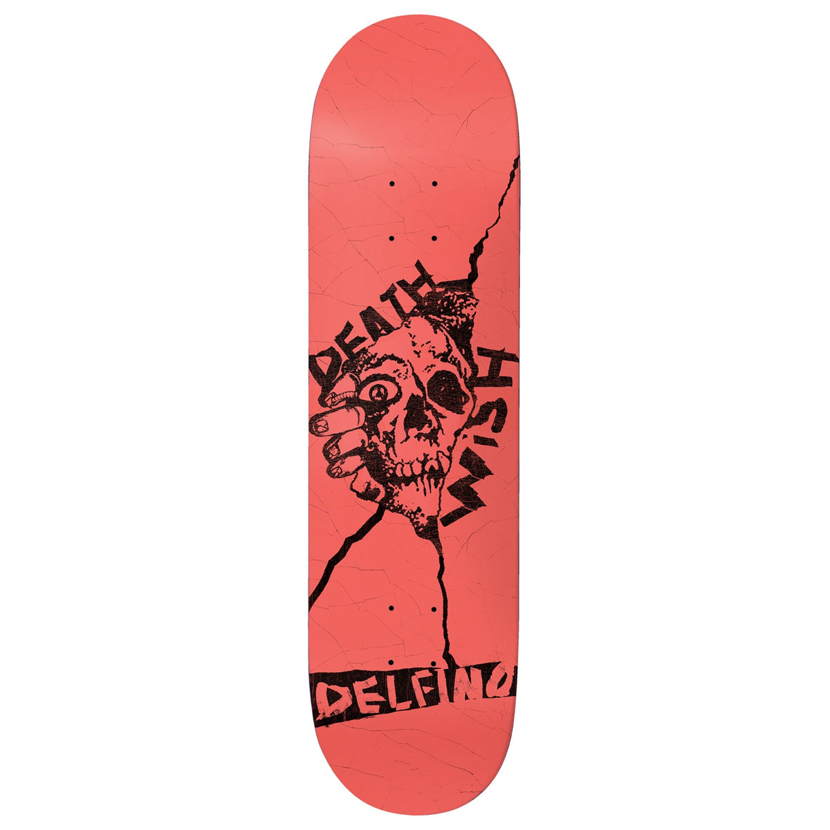 Deathwish Skateboard Deck Pedro Delfino Rot 8.5" x 31.75"