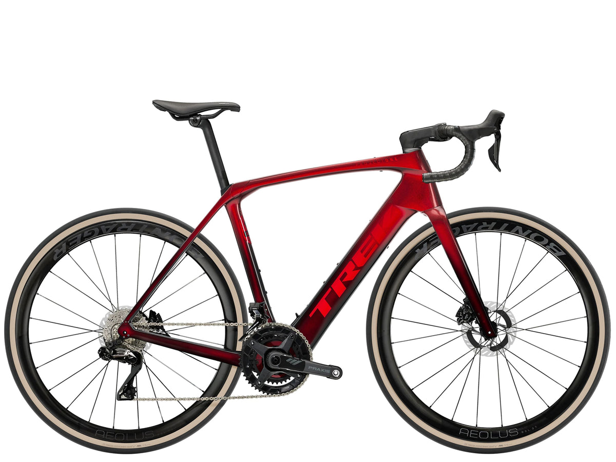 Domane+ SLR 9 US 58 Metallic Red Smoke/Red Carbon Smoke