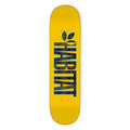 Habitat Skateboard Deck Apex Twin Textile Yellow 8.5" x 32.5"