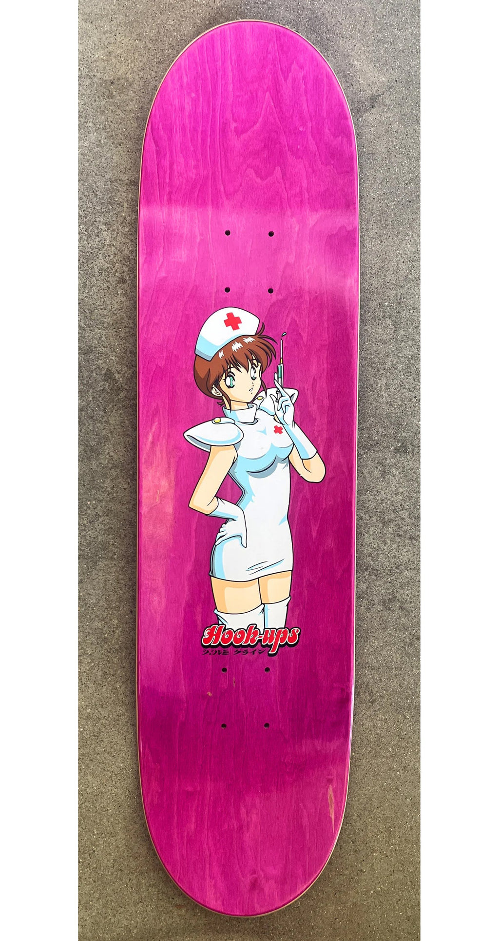 Hook Ups Skateboard Deck OG Nurse Girl Natsume (Assorted) 8.25" x 32"