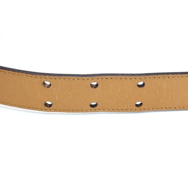 Gucci Double Taiga Head Buckle Leather Belt 70 28 037 1766 1424 Beige