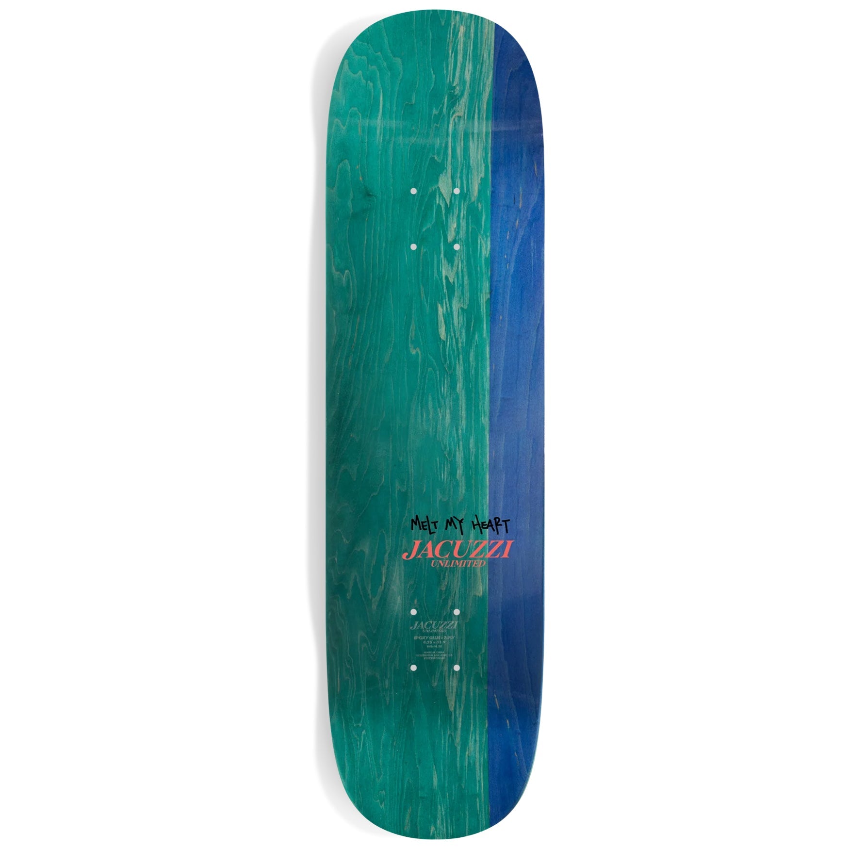 Jacuzzi Skateboard Deck Jake Yanko Venom Treat 8.75" x 31.95"