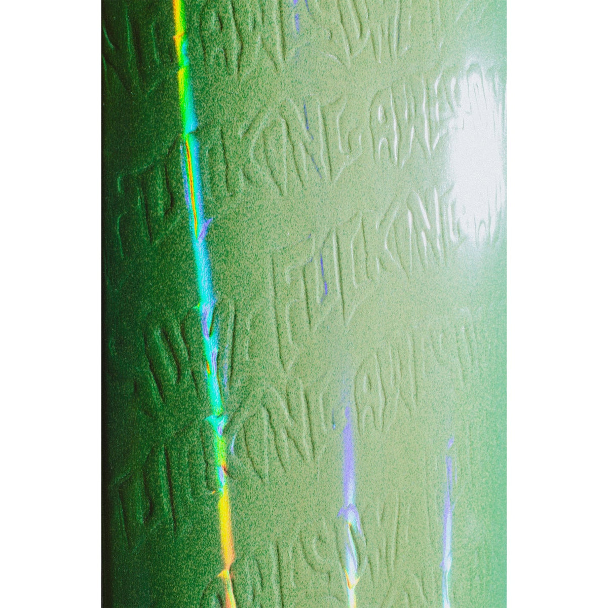 FA Skateboard Deck Stamp Embossed Neon Green 8.44" x 31.89"