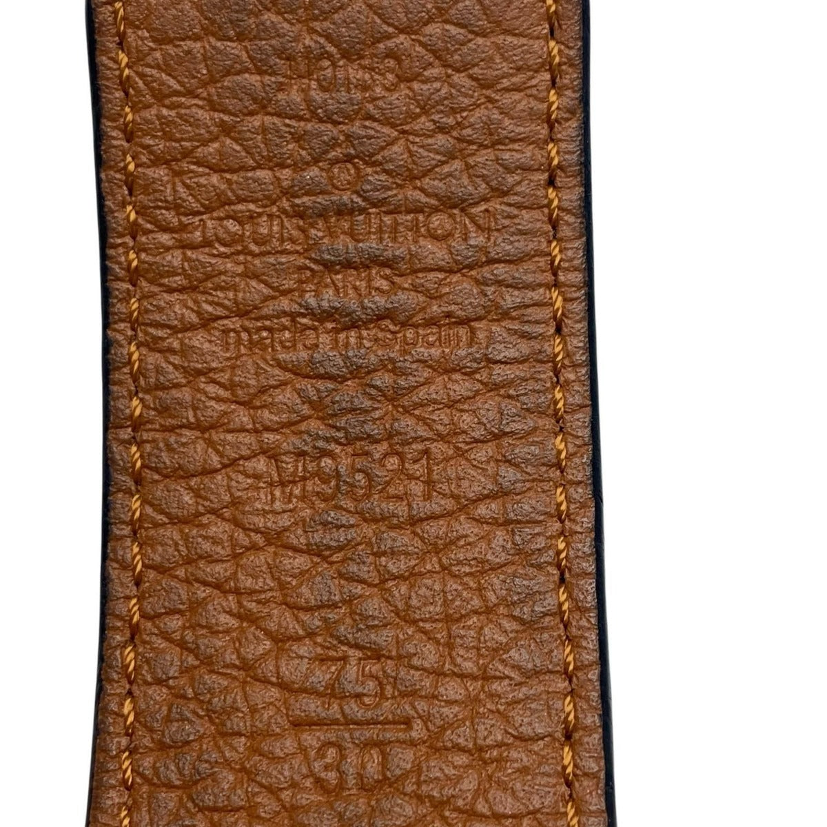 Louis Vuitton Ceinture Belt 75 Black Brown