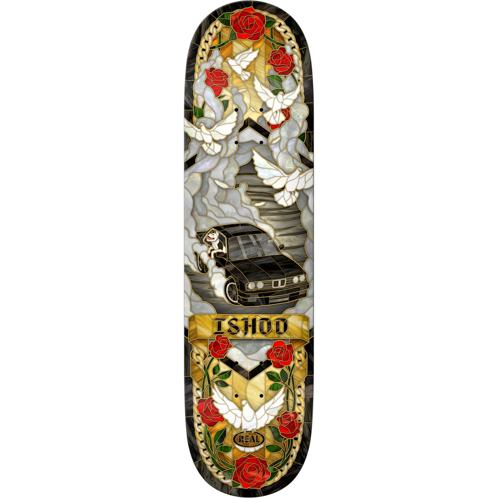 Real Skateboard Deck Ishod Cathedral Twin Gold 8.5" x 32.2"