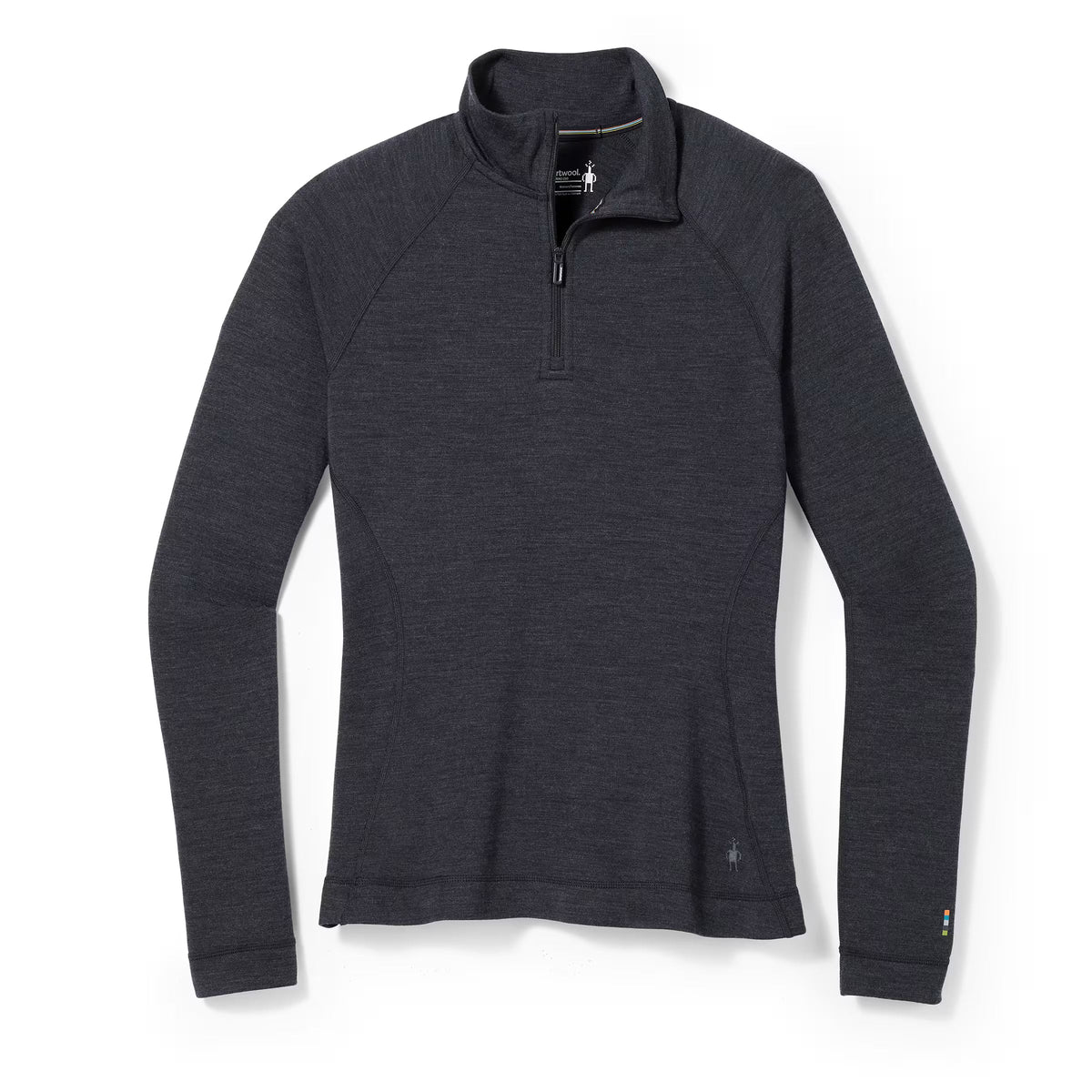 Smartwool - Classic Thermal Merino Base Layer 1/4 Zip - Women's - Charcoal Heather