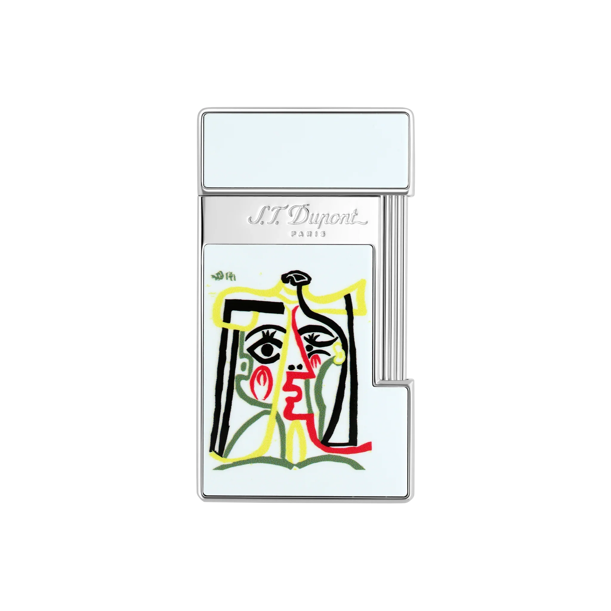 S.T. DUPONT SLIMMY PICASSO WHITE LIGHTER/BRIQUET 028201