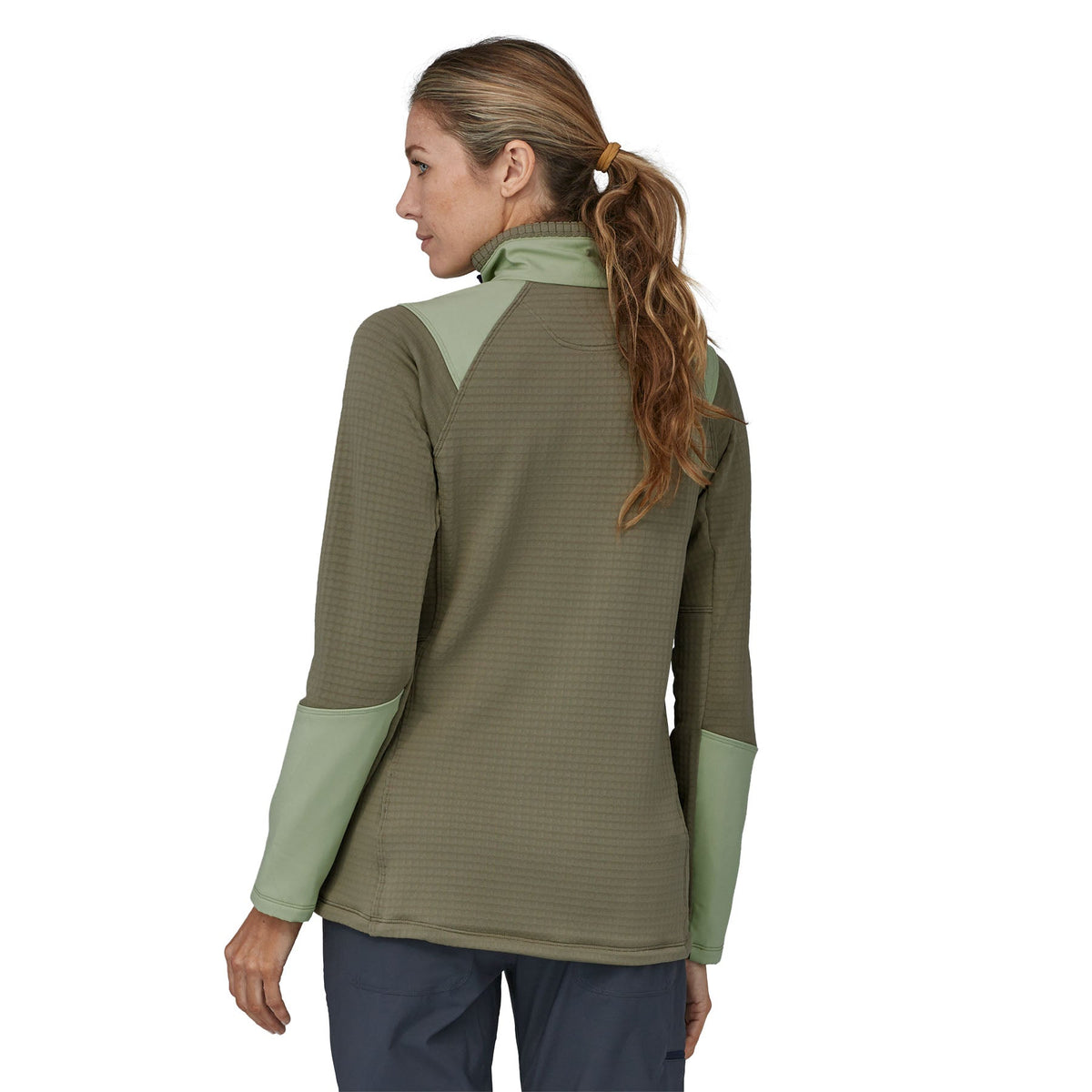 Patagonia W's L/S R1 Fitz Roy 1/4 Zip