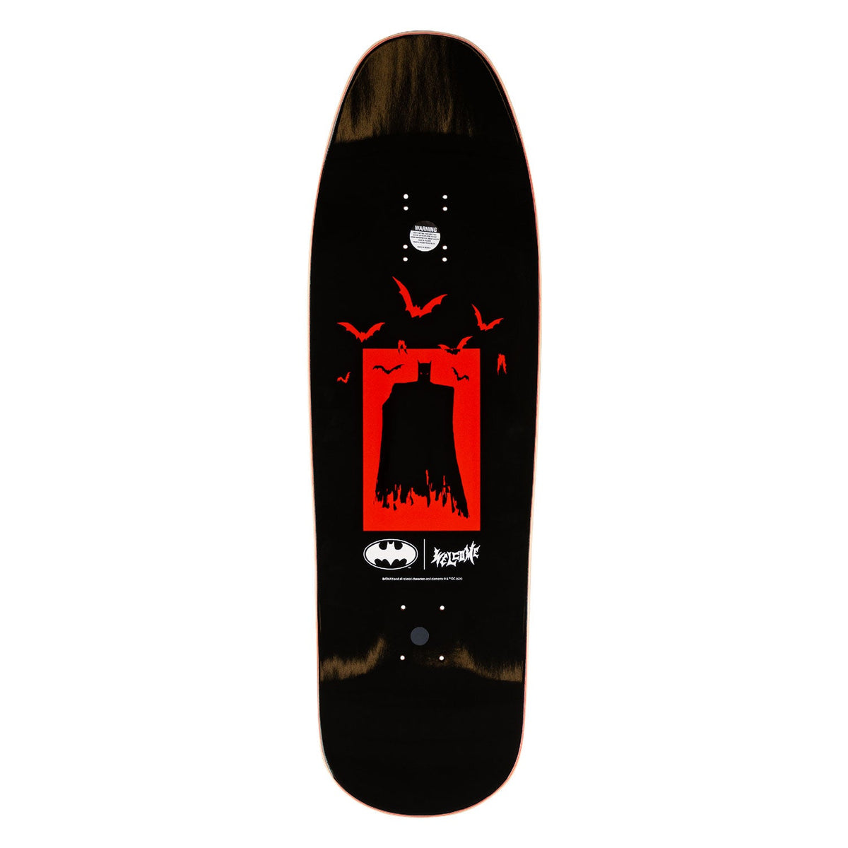 Welcome x Batman Skateboard Deck Heart of Hush on Gaia Bone 9.6"