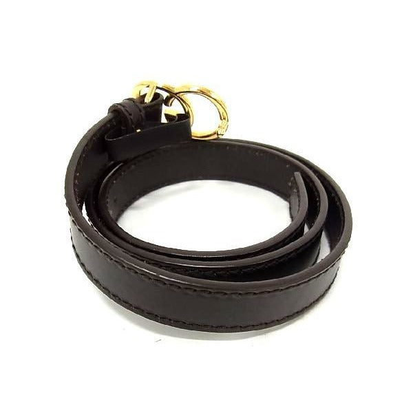 Gucci GG Marmont Leather Gold Hardware Belt Size 42 Brown