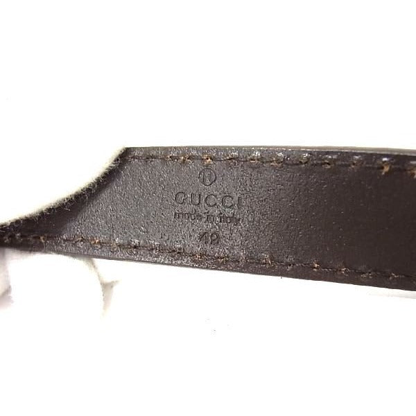 Gucci GG Marmont Leather Gold Hardware Belt Size 42 Brown