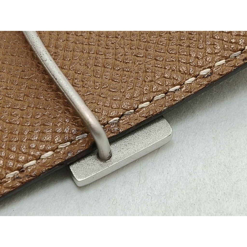 Hermes Belt Constance Black Gold Leather Reversible Silver