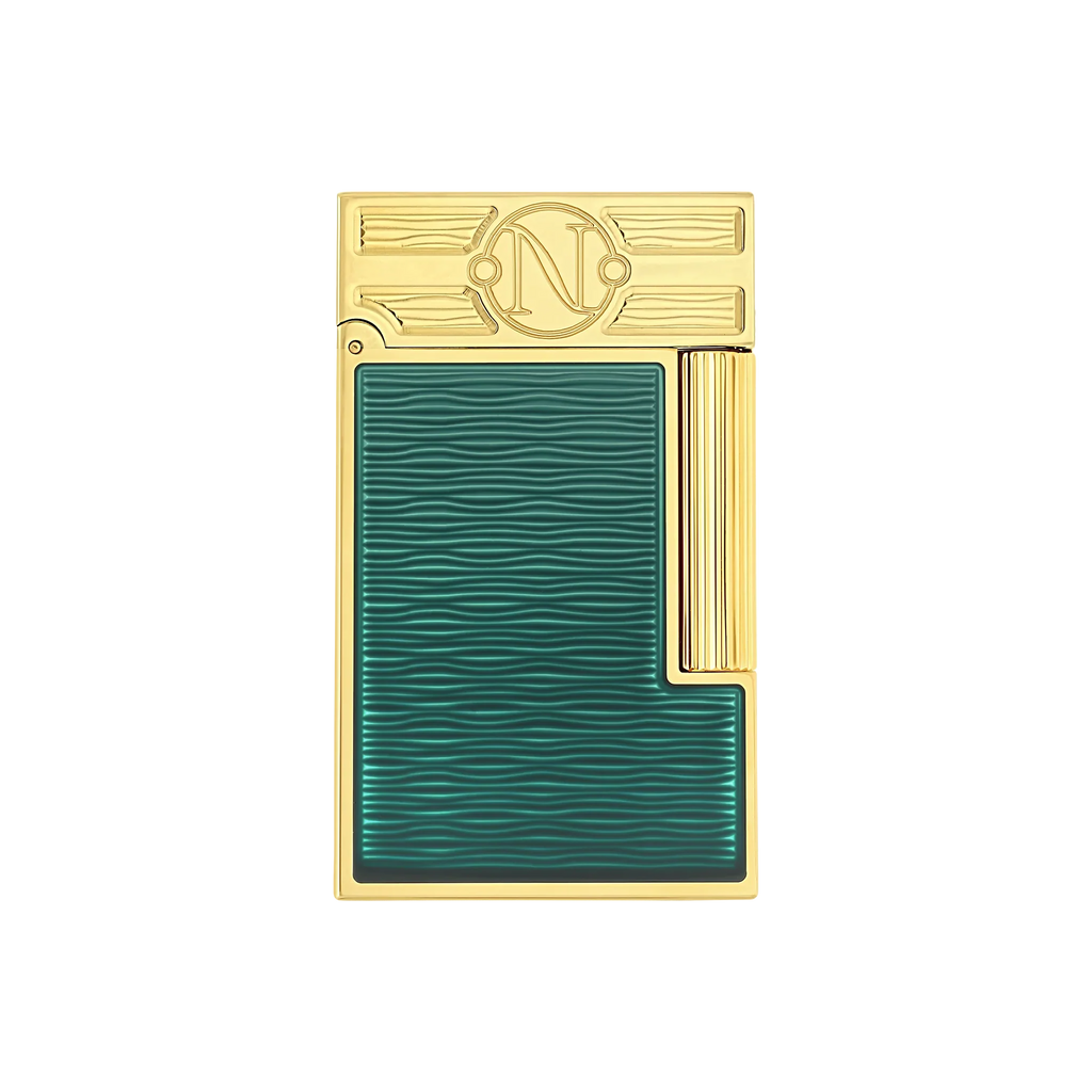 S.T. Dupont Ligne 2 20'000 Leagues Under The Seas, Green Pacific Lacquered Lighter/Briquet C16052CL