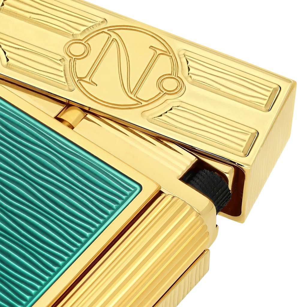 S.T. Dupont Ligne 2 20'000 Leagues Under The Seas, Green Pacific Lacquered Lighter/Briquet C16052CL