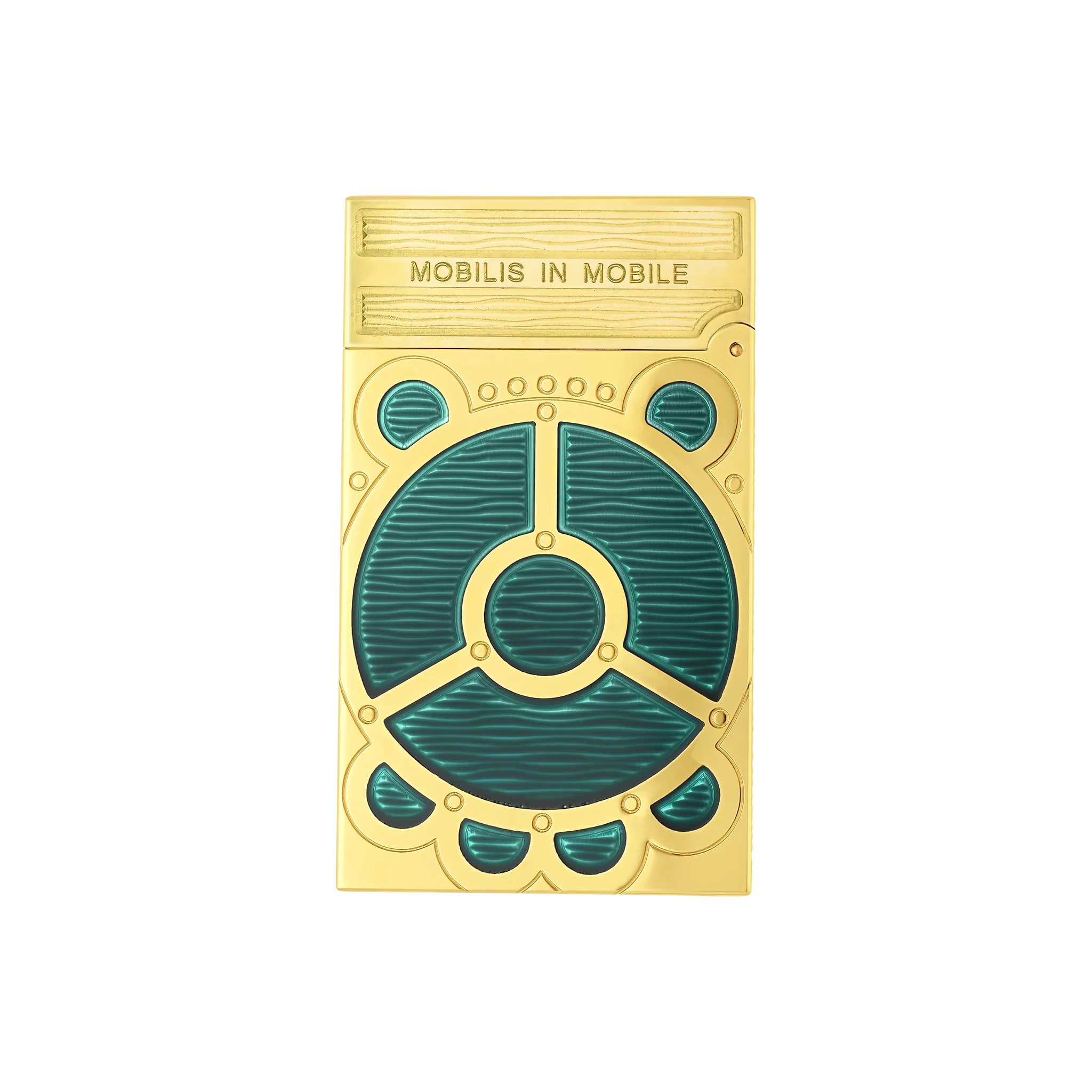 S.T. Dupont Ligne 2 20'000 Leagues Under The Seas, Green Pacific Lacquered Lighter/Briquet C16052CL