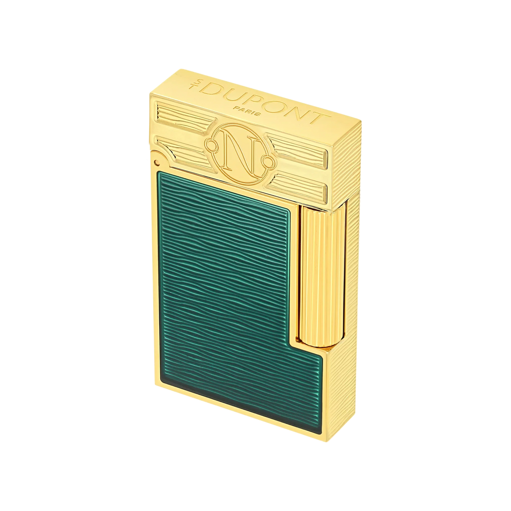 S.T. Dupont Ligne 2 20'000 Leagues Under The Seas, Green Pacific Lacquered Lighter/Briquet C16052CL