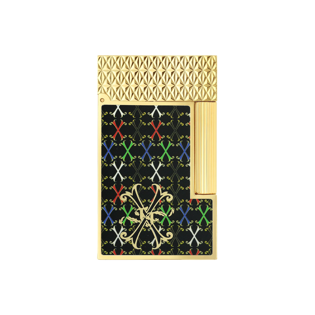 S.T. Dupont Ligne 2 Fuente Lacquered Multicolor Lighter/Briquet C16060CL