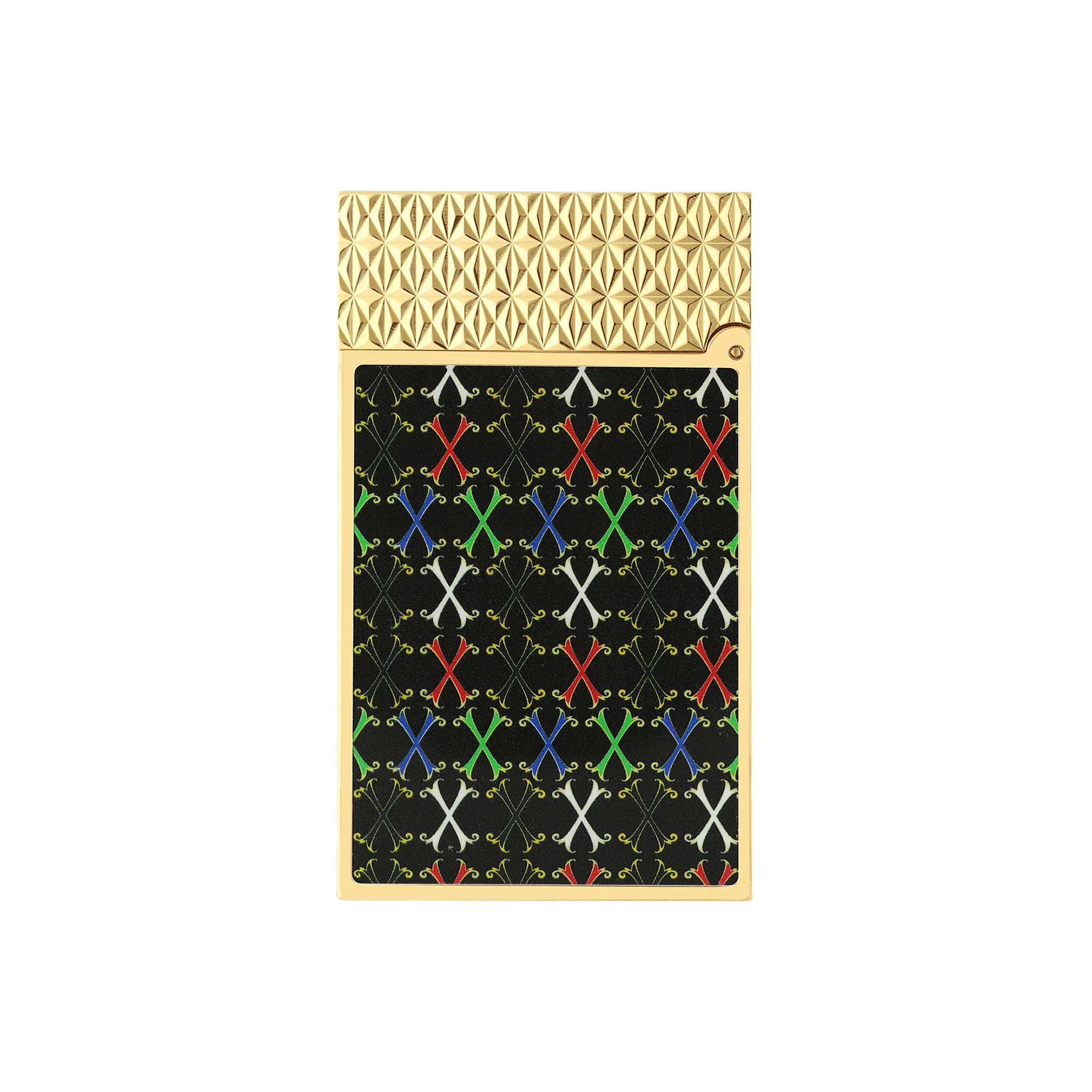 S.T. Dupont Ligne 2 Fuente Lacquered Multicolor Lighter/Briquet C16060CL