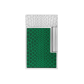 S.T. DUPONT Ligne 2 Guilloche Lacquer Snake Skin Green Palladium Lighter/Briquet C16078