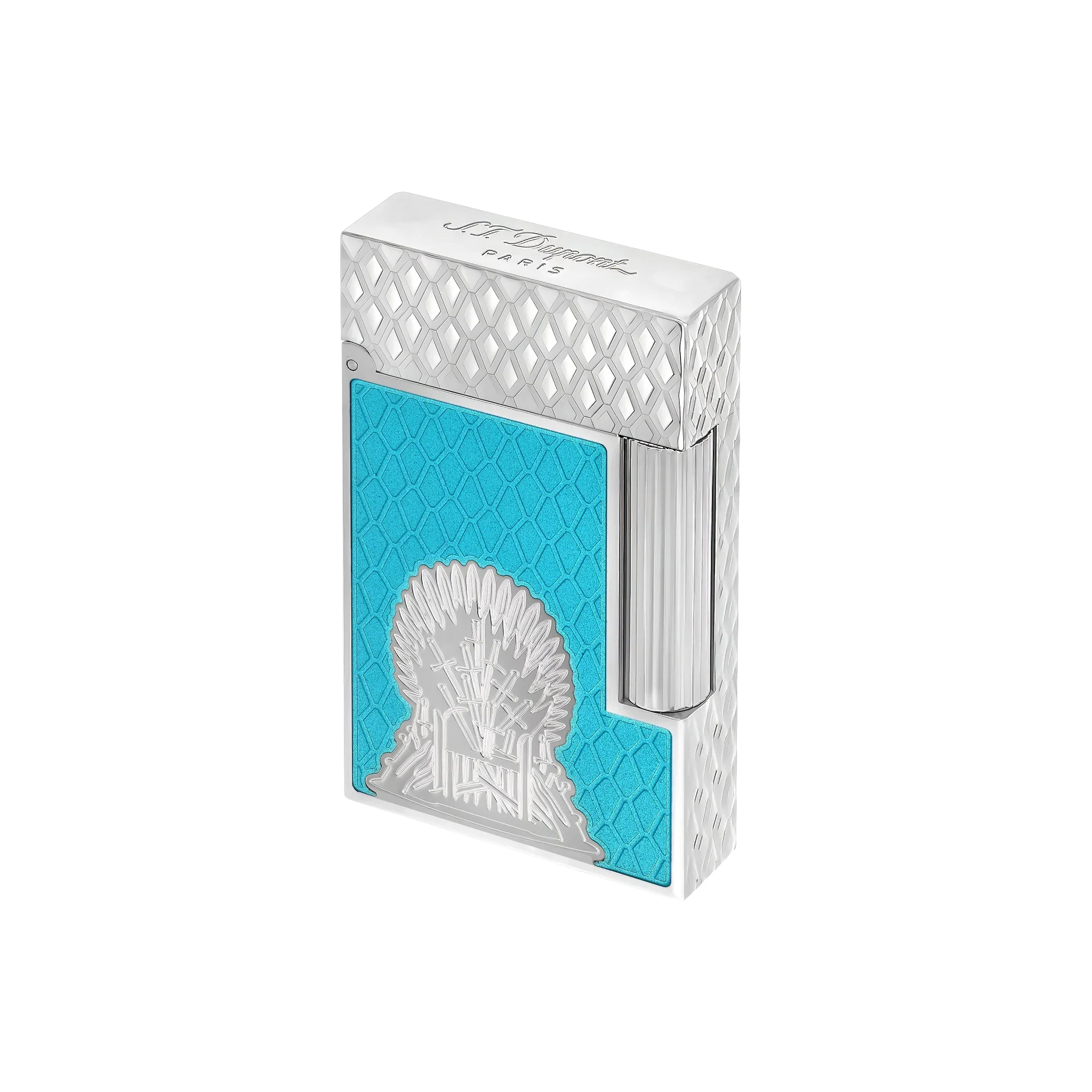 S.T. DUPONT Ligne 2 Lacquered Game of Thrones Icy Blue Lighter/Briquet C16412