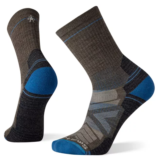 Smartwool - Hike Light Cushion Crew - Taupe-Laguna Blue