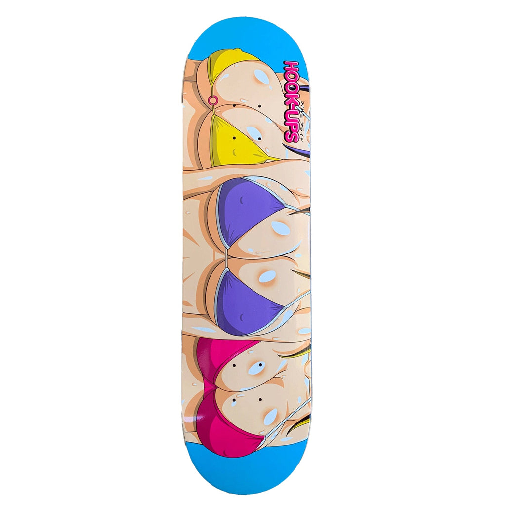 Hook Ups Skateboard Deck 3 Girls 8.25" x 32"