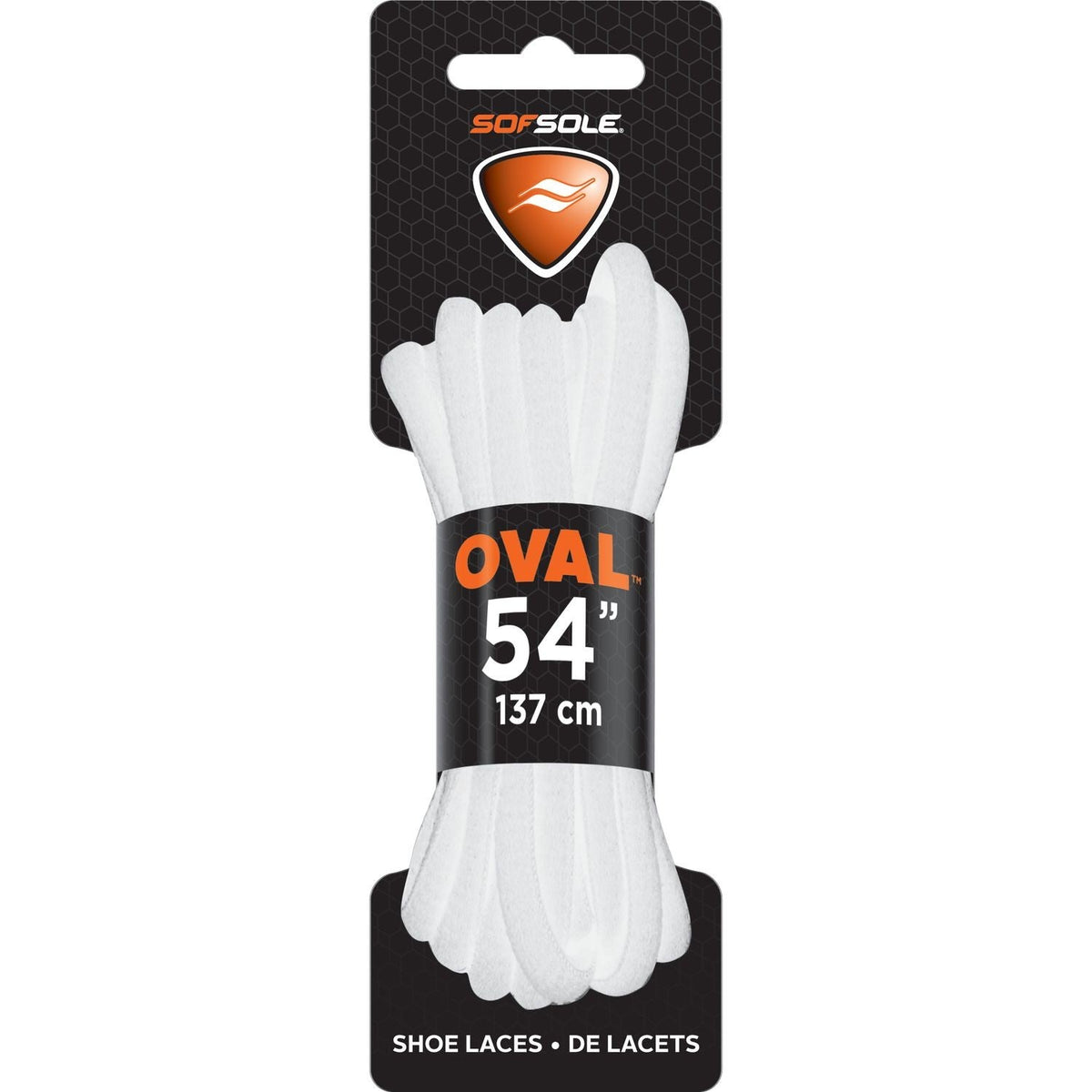 SS Athletic White Oval Lace 54"