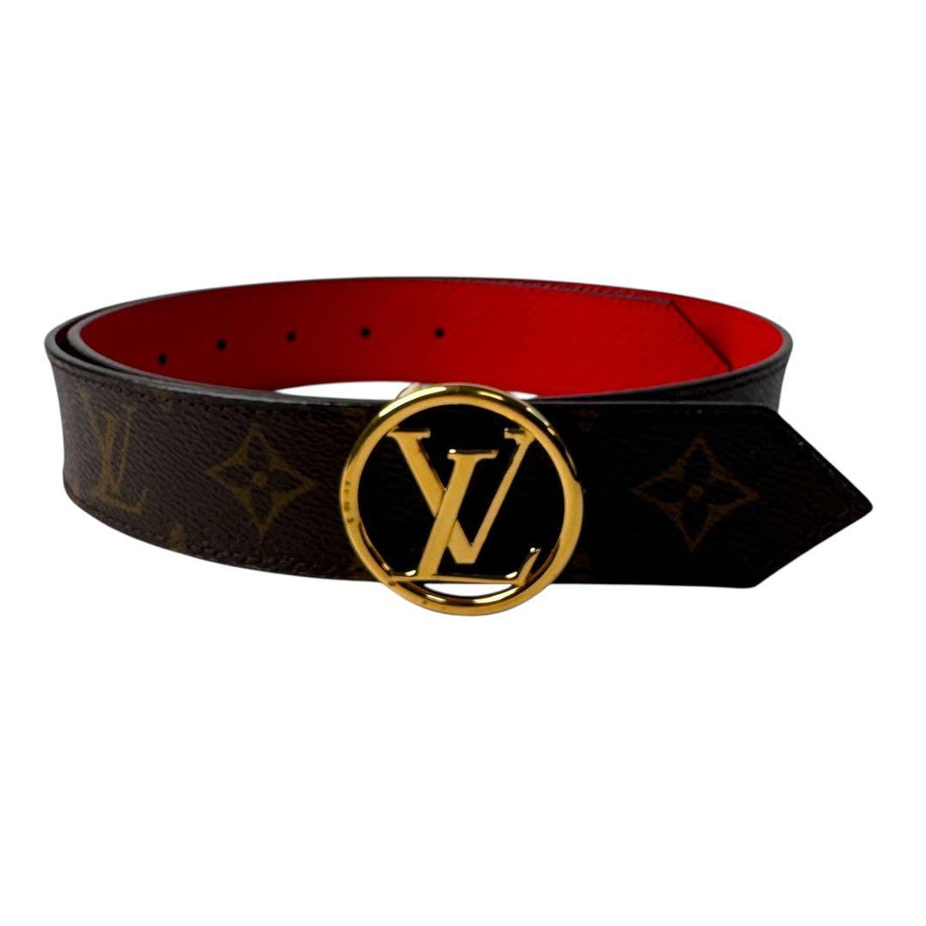 Louis Vuitton Ceinture LV Circle Reversible Belt 80