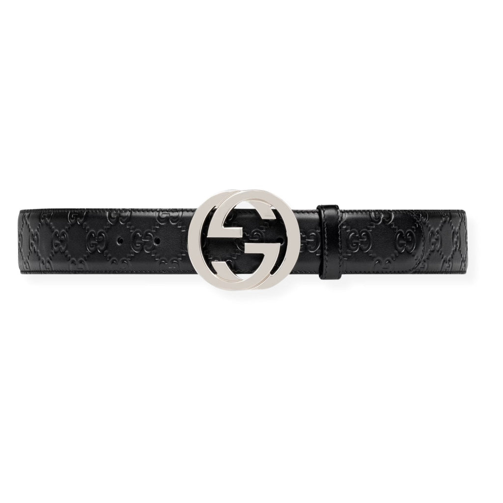 Men's GUCCI Signature leather belt