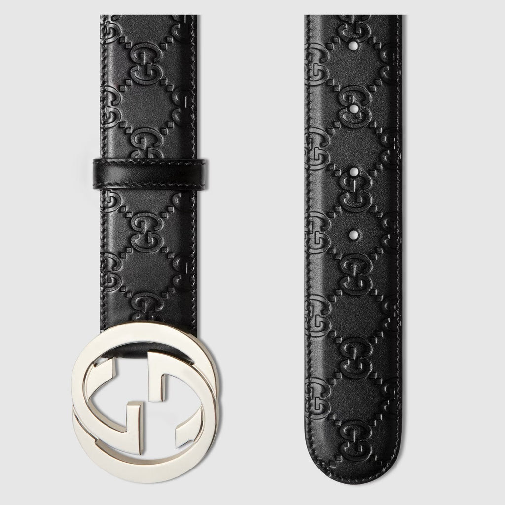 Men's GUCCI Signature leather belt