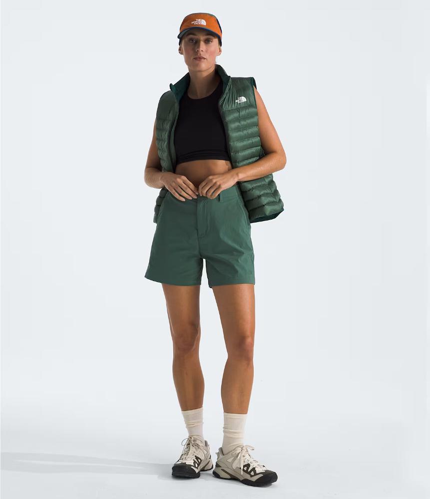 The North Face - Basin Short 5in - Women's - Smoked Pearl
