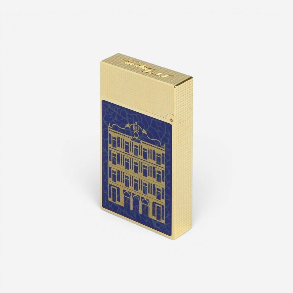 S.T. Dupont Partagas Linea Maestra Line 2 Blue Lacquer Lighter C16095