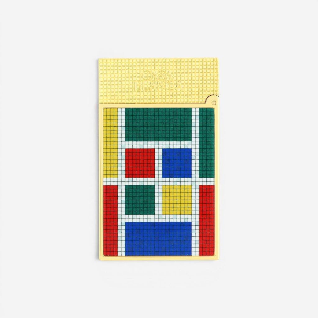 S.T. Dupont Casablanca Mosaic Multi-Colored Lacquer Line 2 Lighter C16122