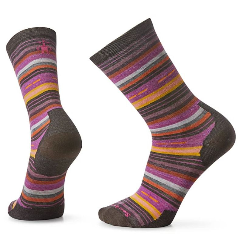 Smartwool - Everyday Margarita Crew Socks - Unisex - Fossil